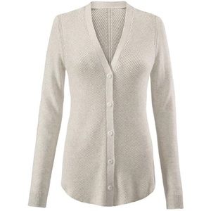Cabi “shirttail” sweater - cardigan style, size M